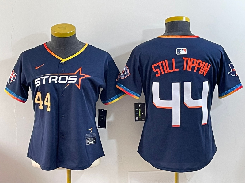 Youth 2025 MLB Houston Astros #44 Alvarez black jersey style 26